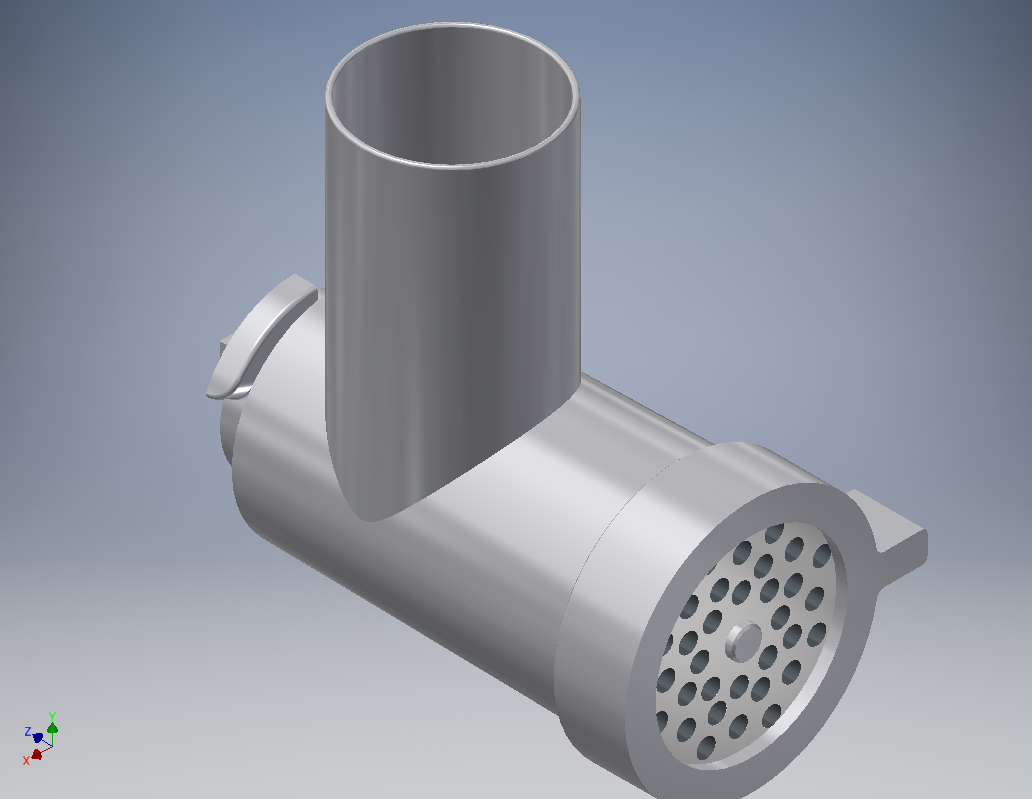 Meat grinder tube TLF